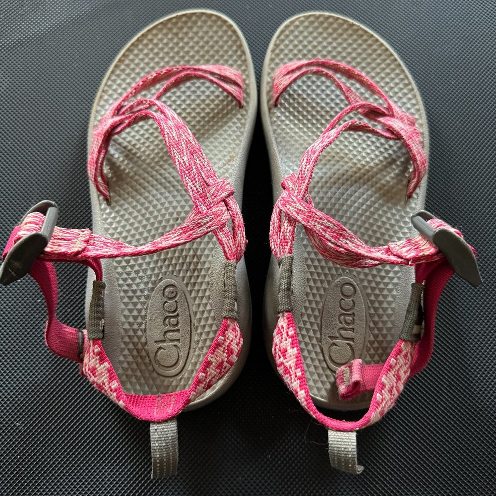 Chaco ZX1 Ecotread‎ Sport Sandal Open Toe Outdoor Hiking Pink Girls Size 2